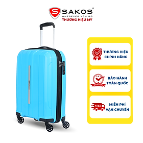 Vali Kéo Nhựa Du Lịch STARGO GARNET Z22 - Size S (20inch)/ Xách Tay (Cabin) - Khóa TSA - Nhựa PP