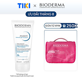Gel Làm Sạch Dịu Nhẹ Cho Da Rất Khô Và Viêm Da Cơ Địa Bioderma Atoderm Intensive Gel Moussant - 200ml