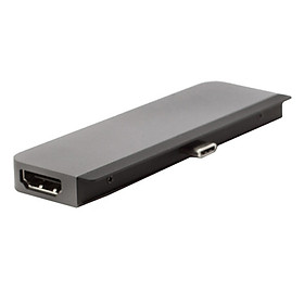 Hub 6 in 1 Hyperdrive USB-C cho iPad Pro 2018 và thiết bị dùng cổng USB-C - HD319A - Hàng chính hãng