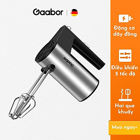 Mua Máy đánh trứng cầm tay GAABOR GE-M02A 5 tốc độ 200W - Thép không gỉ bền bỉ - Hàng chính hãng