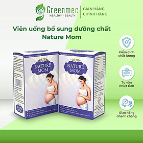 Viên Vitamin Nature Mom Bổ Sung Dưỡng Chất, Vitamin Cho Phụ Nữ Mang T.hai