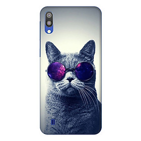 Ốp lưng dành cho điện thoại Samsung Galaxy M10 hình Mèo Con Đeo Kính Mẫu 2 - Hàng chính hãng