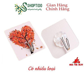Mua Combo 10 móc dán tường trong suốt hay có hình dễ thương chịu lực siêu dính NPP Shoptido