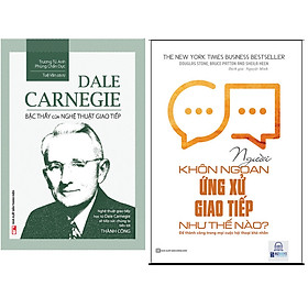 Hình ảnh Combo Dale Carnegie - Bậc Thầy Của Nghệ Thuật Giao Tiếp+Người Khôn Ngoan Ứng Xử Giao Tiếp Như Thế Nào? Để Thành Công Trong Mọi Cuộc Hội Thoại Khó Nhằn. Minhhabooks