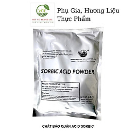 Acid Sorbic 500gr | Chất Bảo Quản | Chống Nấm Mốc | Vietuc Jsc