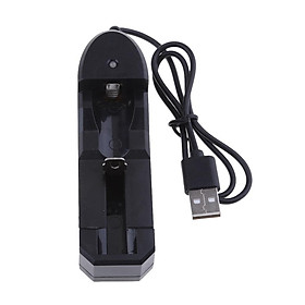 Premium Battery Charger For 18650 Lithium Rechargeable Batteries USB Cable