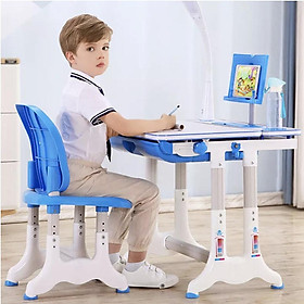 Mua Bộ Bàn Ghế Học Sinh Thông Minh B05  Size 80cm  Tăng Chỉnh Độ Cao  Tặng Đèn LED  Nghiêng Mặt Bàn