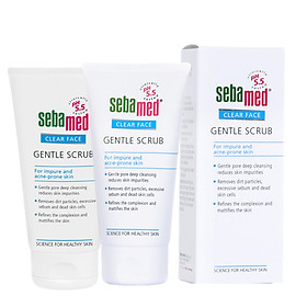 Combo 2 Kem Tẩy Tế Bào Chết Kháng Khuẩn Dành Cho Da Mụn Sebamed Gentle Scrub pH5.5 (10ml)