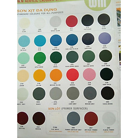 Mua sơn phun màu xanh nước biển 242