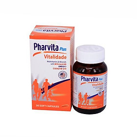 Pharvita Plus giúp bổ sung vitamin và khoáng chất, giảm tình trạng mệt mỏi, cơ thể suy nhược - Chai 30 viên