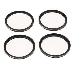 52mm +1+2+4+10 Close Up Macro Lens Filter Kit with Bag for Canon Nikon Sony DSLR