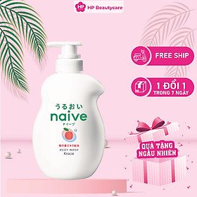 Sữa Tắm Chiết Xuất Từ Lá Đào Kracie Naive Body Wash( Peach Leaf) 530ml