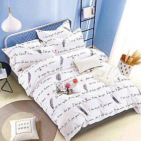 Bộ Drap không mền thương hiệu YOONA KOREA - P.S I LOVE YOU