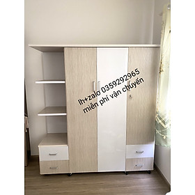 Tủ nhựa đài Loan 3 cánh 1 kệ