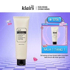 Sữa Rửa Mặt Dear Klairs Gentle Black Facial Cleanser 140ml