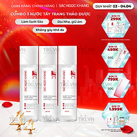 Combo 3 nước tẩy trang Sắc Ngọc Khang 145ml