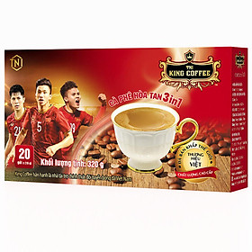 Cà phê hòa tan King Coffee 3IN1 320g