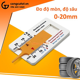 Thước đo độ mòn lốp xe 0-20mm