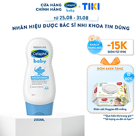 Sữa tắm gội dịu lành cho bé Cetaphil Baby Gentle Wash & Shampoo 230ml