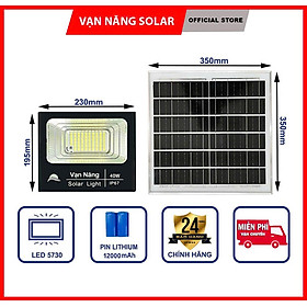 Đèn năng lượng mặt trời Vạn Năng Solar 40w - Bộ đèn Vạn Năng 40W