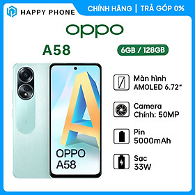 Điện thoại OPPO A58 (6GB/128GB) - Hàng Chính Hãng