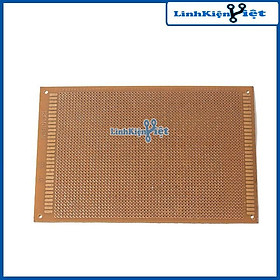 Phíp Đồng Lỗ - Bảng Mạch Đục Lỗ Sẵn PCB Nâu - Kích Thước 18x30cm