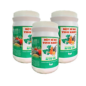 3 hộp bột bí đỏ 500g