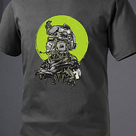 Áo thun AK_chiến thuật - xám