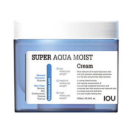 Kem dưỡng ẩm Welcos IOU Super Aqua Moist Cream cung cấp dưỡng ẩm chuyên sâu cho da 300gr