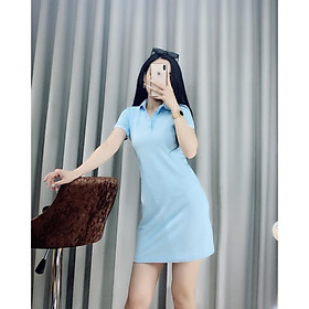 Đầm nữ CoupleTina cổ bẻ chất cotton 100% co giãn 4 chiều,nhiều màu - Hàng Cao Cấp