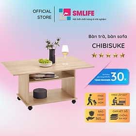 Bàn sofa gỗ MDF cao cấp thiết kế đa dạng SMLIFE Chibisuke