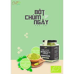 Bôt chùm ngây hữu cơ 150g Lumlum Organic Moringa Powder