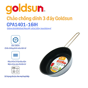 Chảo inox chống dính Goldsun GPA1401-16IH
