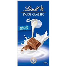 Sô cô la sữa kinh điển Lindt 100g