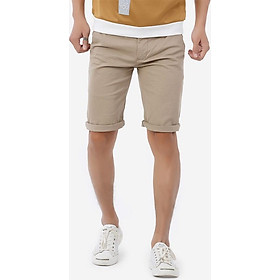 Quần Short Kaki Titishop QS35 - Be Đậm