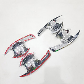 Ốp Tay và Hõm Cửa mạ Crom dành cho xe KIA Morning 2012-2018