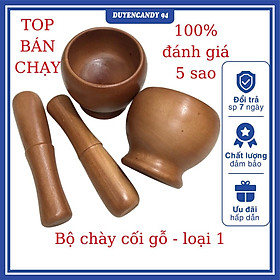Mua Bộ chày cối gỗ - chày cối giã cua siêu tiện dụng