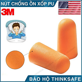 Nút tai chống ồn 3M 1110 cấu tạo từ PU xốp, bịt tai chống ồn đạt chỉ số NRR 29dB - ( 10 cặp)