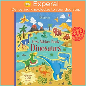 Sách - First Sticker Book Dinosaurs by Sam Taplin (UK edition, paperback)