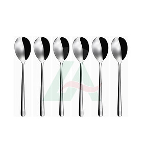 Bộ 6c Muỗng Ăn 106150 - Inox 304 Stainless Steel 18/10 Đồ dùng bàn tiệc nhà hàng khách sạn cao cấp (Set of 6pcs Table spoon SS18/10)