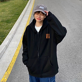 áo khoác nỉ hoodie Unisex phong cách Hàn SOMEDAY, áo khoác nam nữ có túi from rộng ulzzang có khoá kéo, ÁO KHOÁC CHỐNG NẮNG CÓ MŨ - ÁO KHOÁC HOODIE NAM NỮ ULZZANG COUPLE