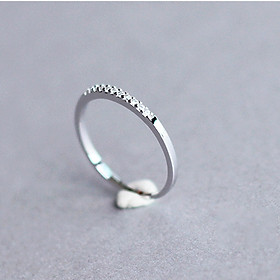 Nhẫn Bạc Nữ, Nhẫn Nữ Đính Đá Tự Nhiên - N2464 - Bảo Ngọc Jewelry - size 7