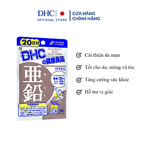 Hình ảnh Viên uống Bổ Sung Kẽm DHC ZinC Nhật Bản