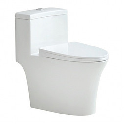 Bồn cầu Basic BSA124 - 1 khối, nắp đóng êm