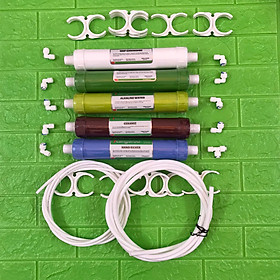 Combo 5 lõi lọc 5,6,7,8,9 Kangaroo kèm cút đấu nhanh, dây 1/4 và dây 3/8 - hàng chính hãng Kangaroo
