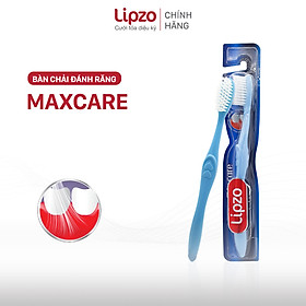 Bàn Chải Đánh Răng Lipzo Maxcare Dành Cho Người Lớn Công Nghệ Lông Chỉ Tơ Nha Khoa Mảnh Siêu Bền