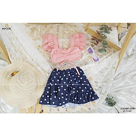Bộ đồ bơi tay cánh tiên siêu đẹp cho bé gái size 10-22kg vải nhập chống nắng cho bé