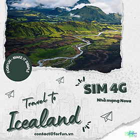 Sim 4G du lịch Iceland [Giá rẻ - Hỗ trợ 24/7