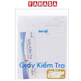 Giấy Kiểm Tra Thiên Long TP-GKT01 (4 Ôly Vuông)