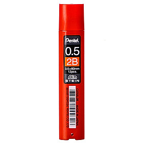 Combo 10 tuýp ruột chì pentel 0,5mm 2b